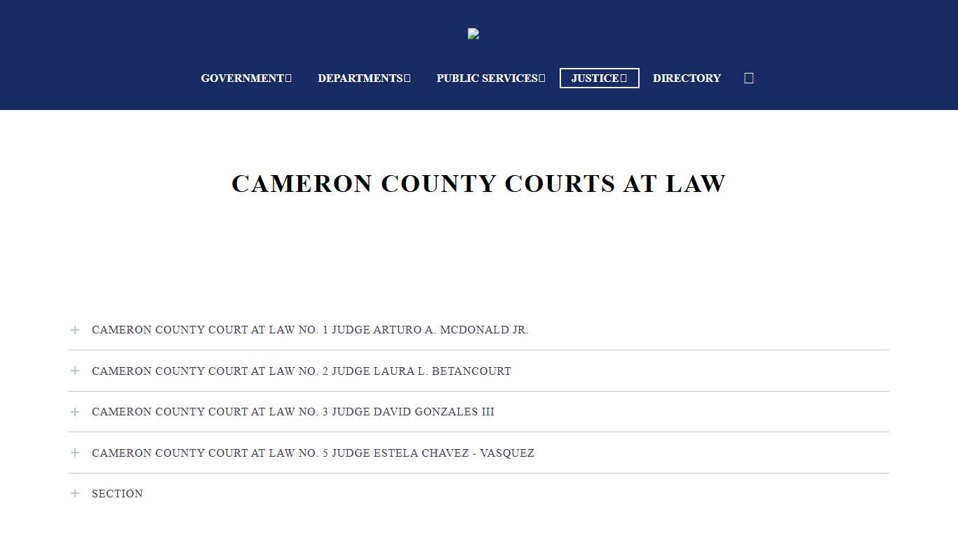 Cameron County Courts at Law - Cameron County